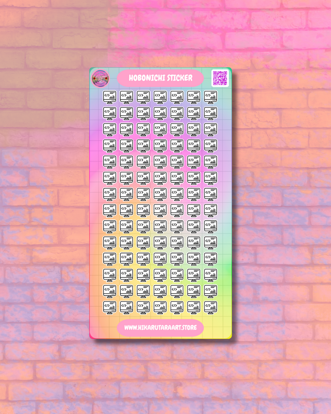 Hobonichi Cousin Schedule Tab Sticker Sheet