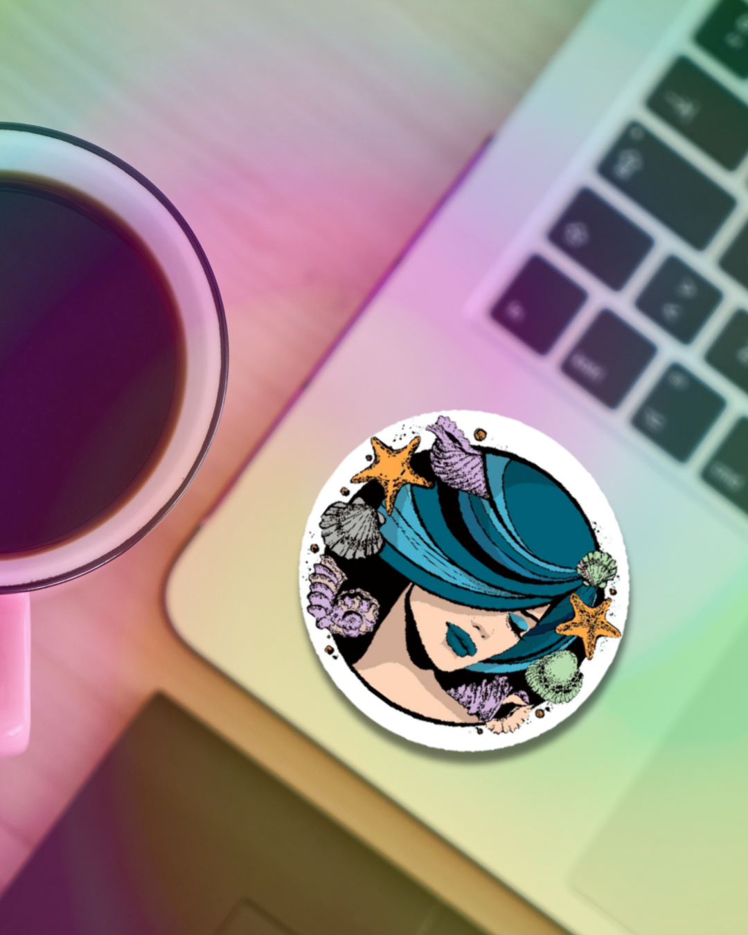 Sea Woman Vinyl Sticker