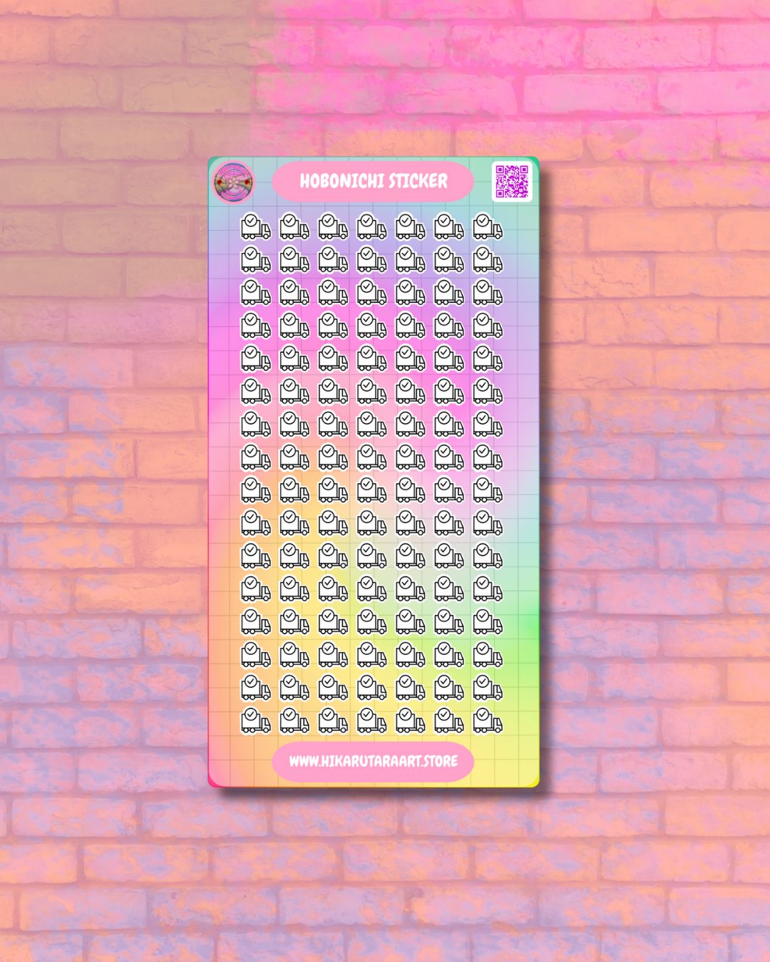 Hobonichi Cousin Ship Tab Sticker Sheet