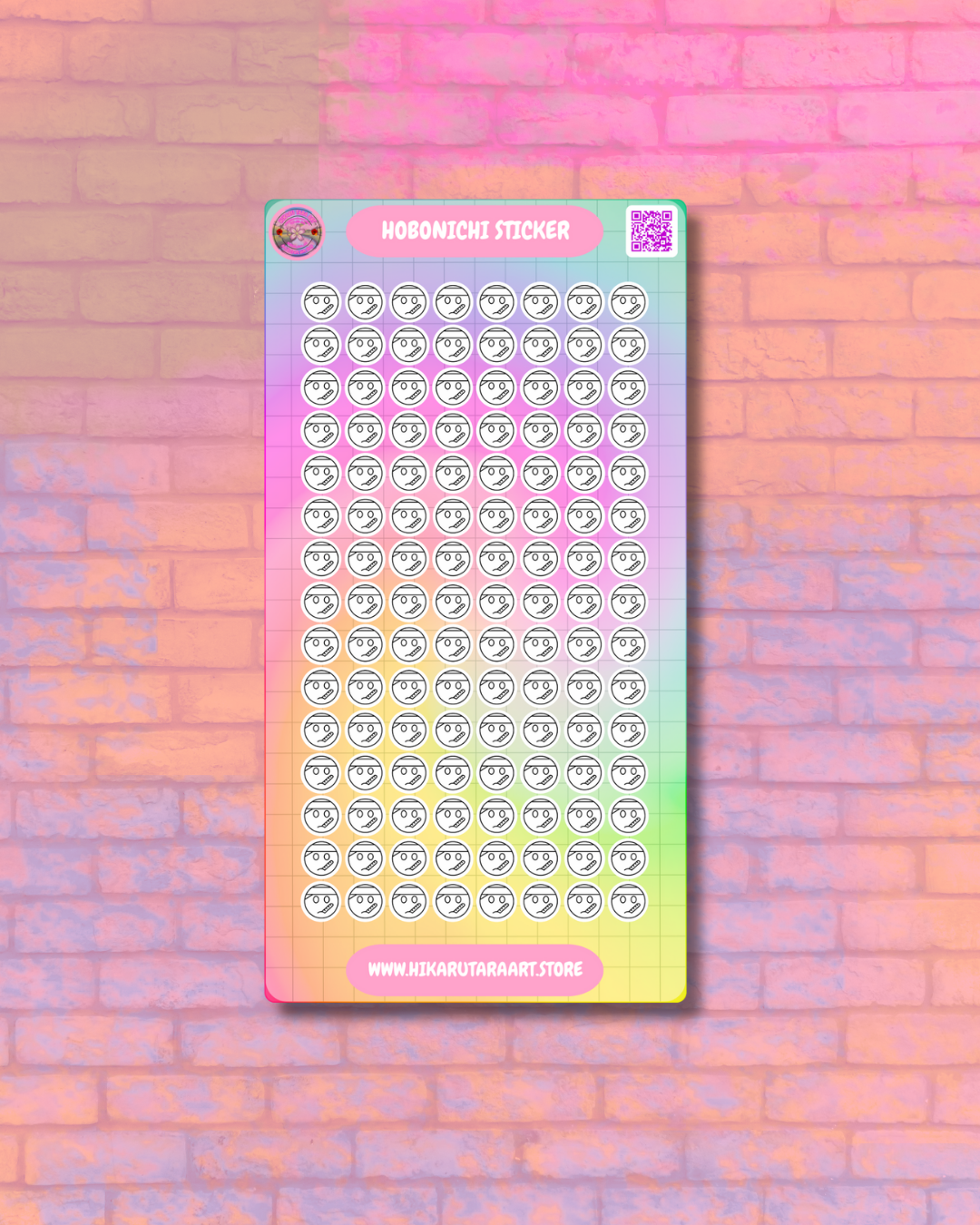 Hobonichi Cousin Sick Tab Sticker Sheet