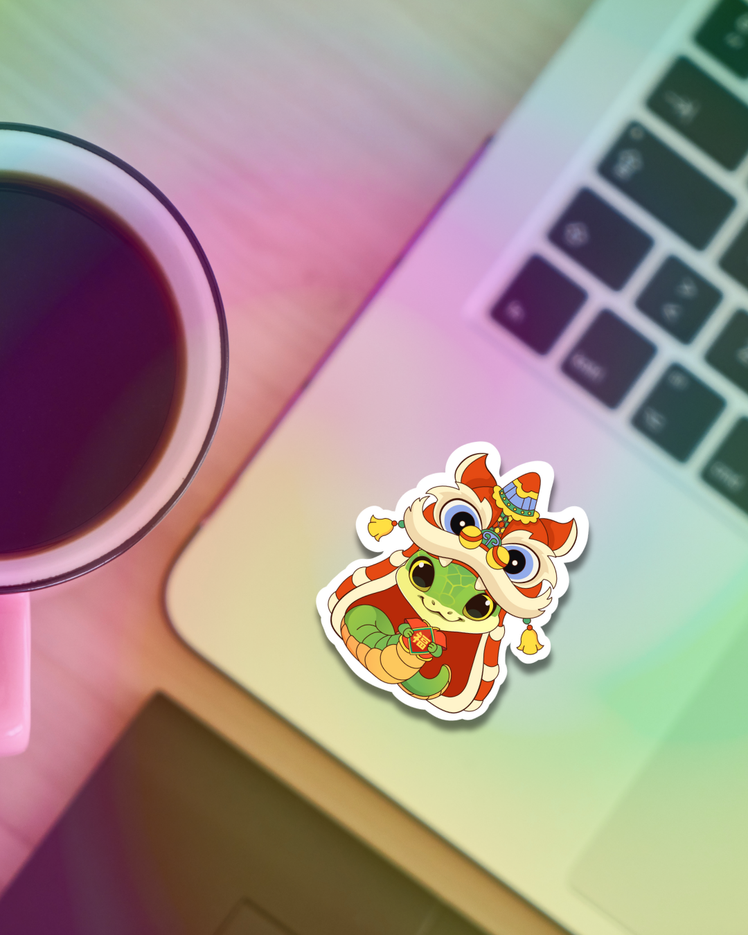 Snake Dragon Vinyl Sticker