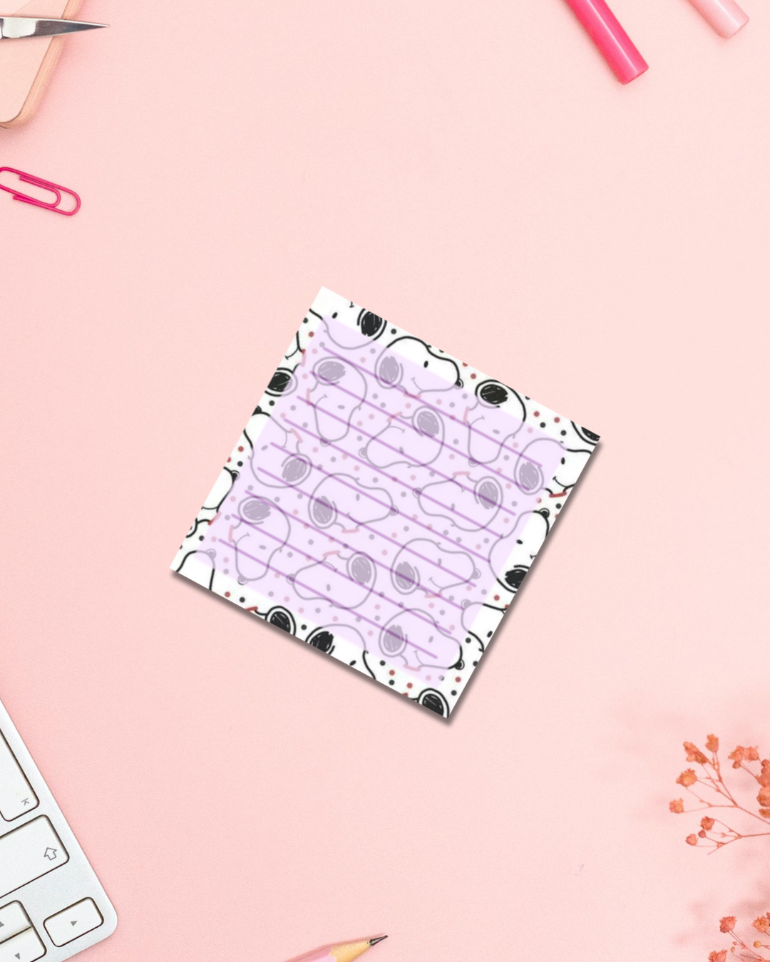 Snoopy Notepad Aesthetic Cute Stationery Gift