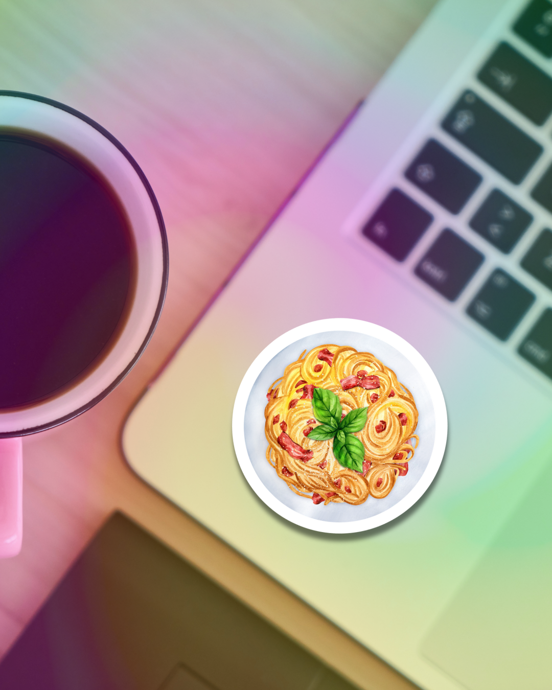 Spaghetti Life Vinyl Sticker
