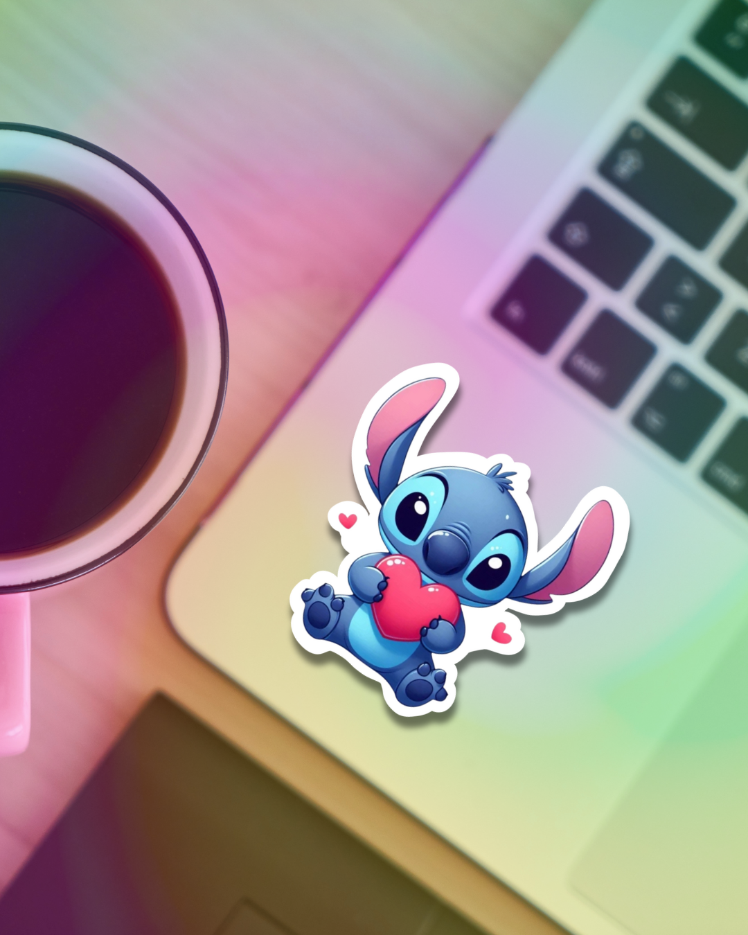 Stitch Love Vinyl Sticker