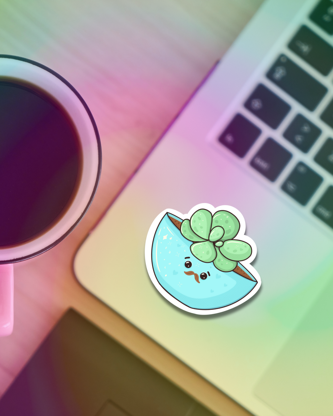 Succulent Sir Vinyl Sticker