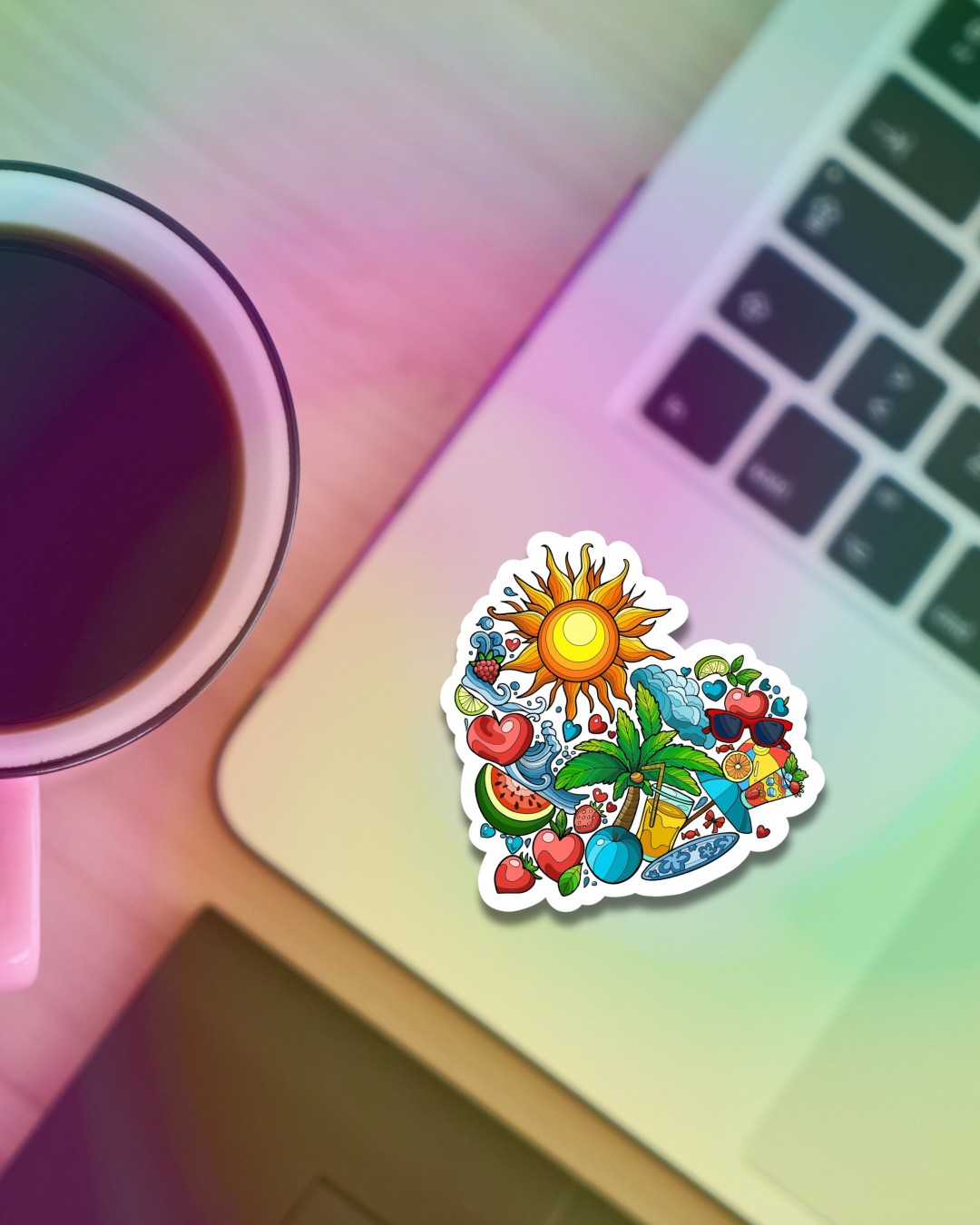 Summer Love Vinyl Sticker