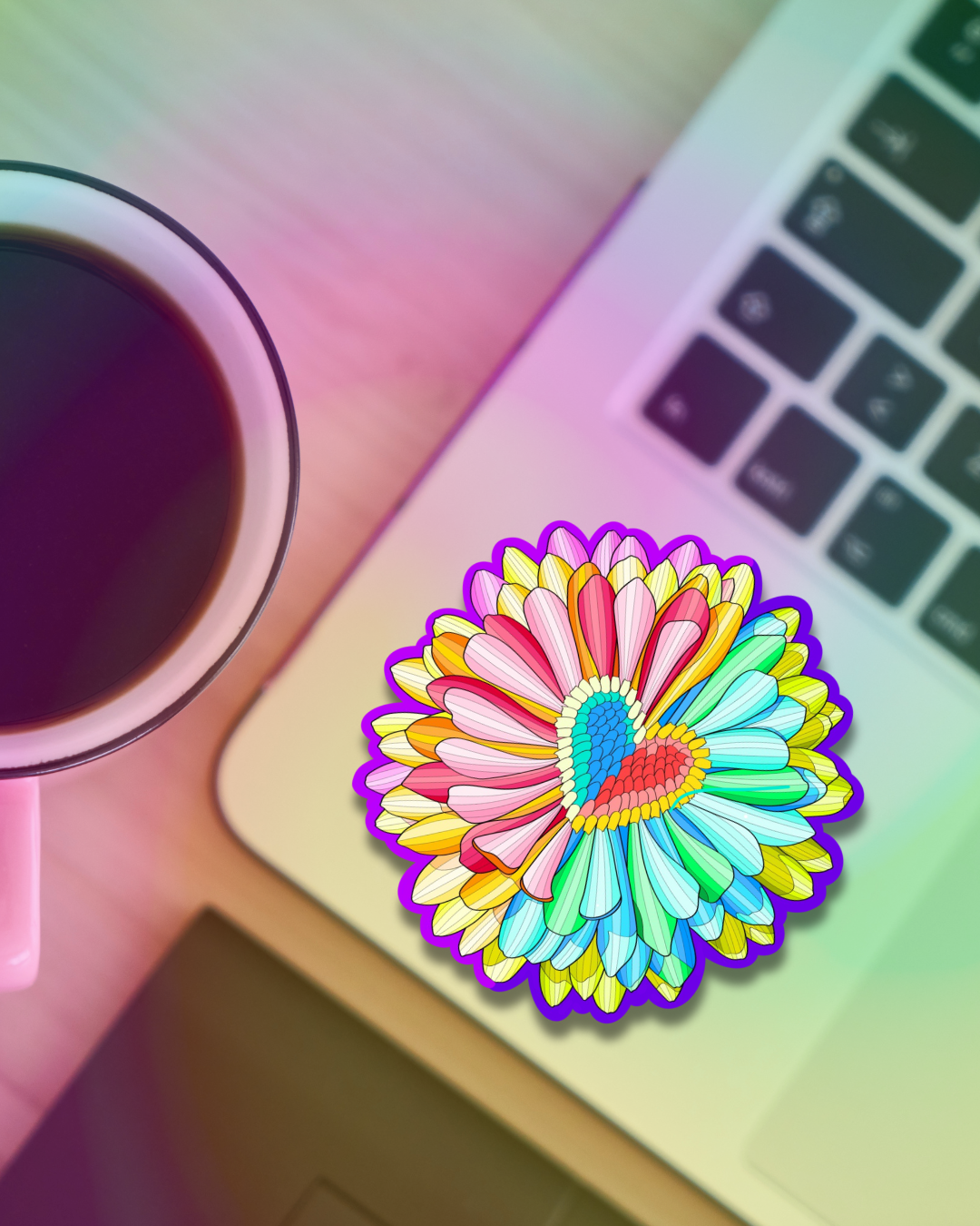 Sunflower Love Vinyl Sticker