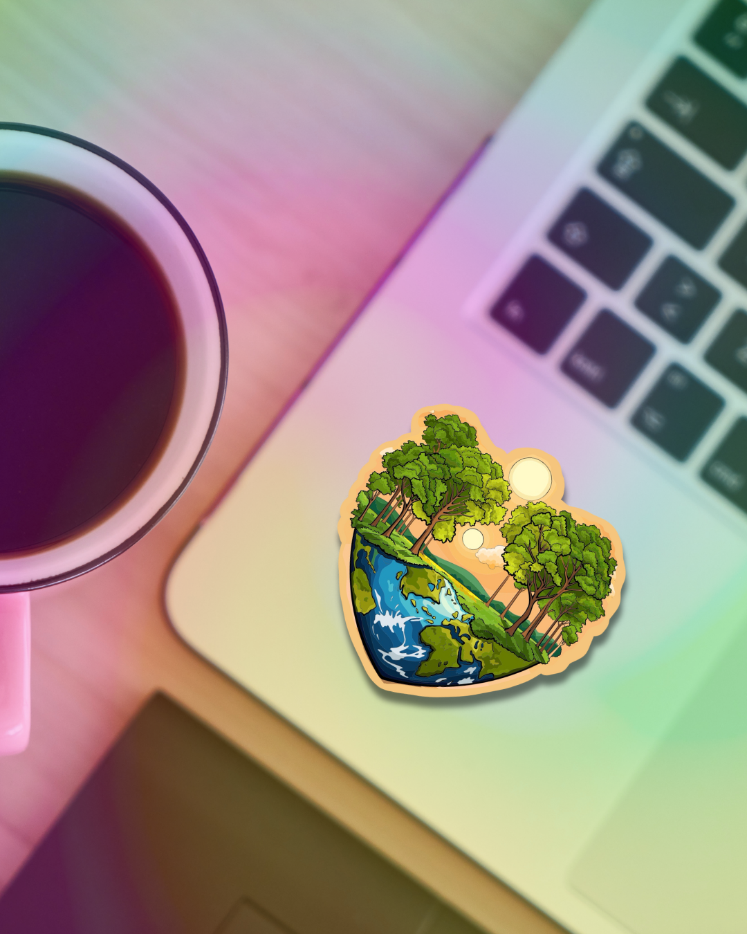 Sunset Love Vinyl Sticker