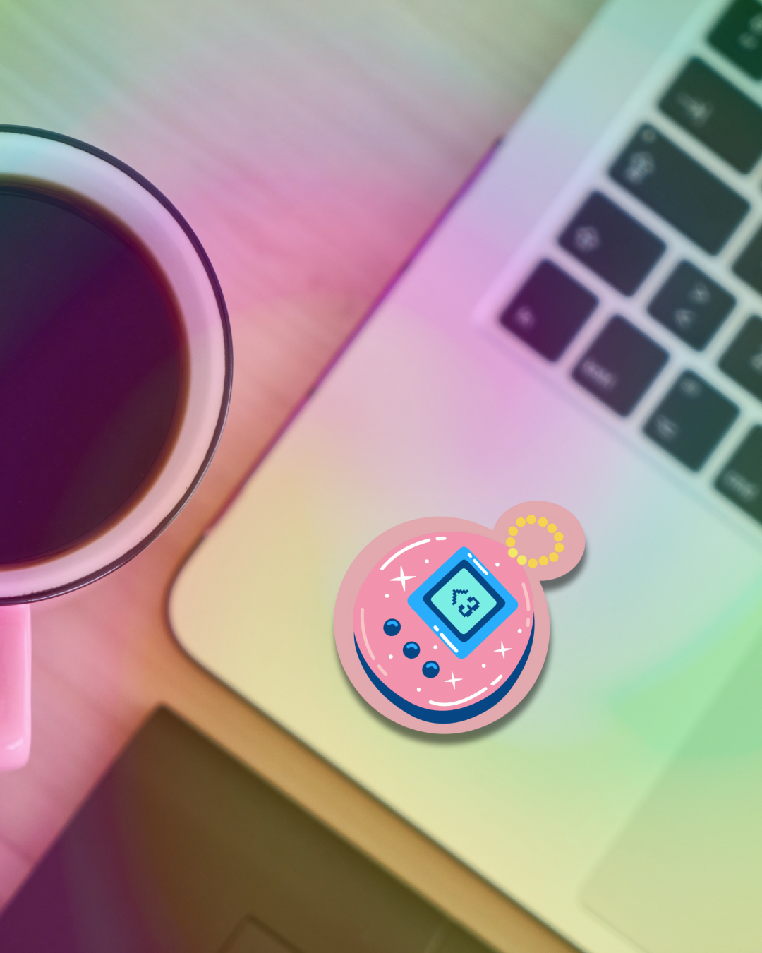 Tamagotchi Number Vinyl Sticker
