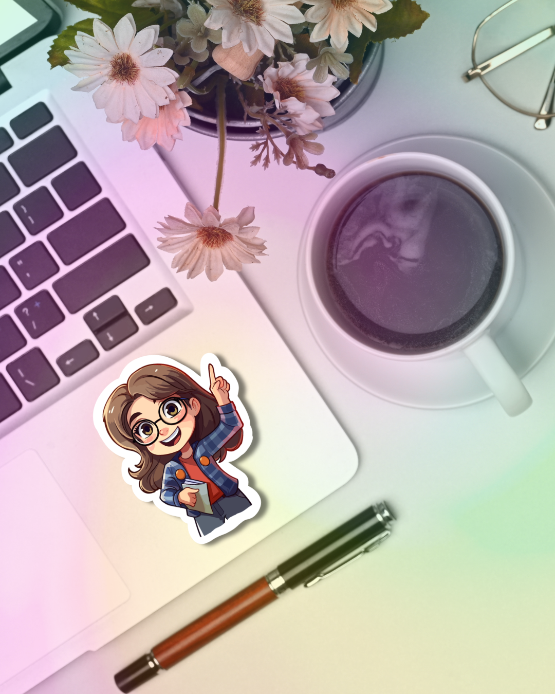 Teacher Joy Vinyl Sticker
