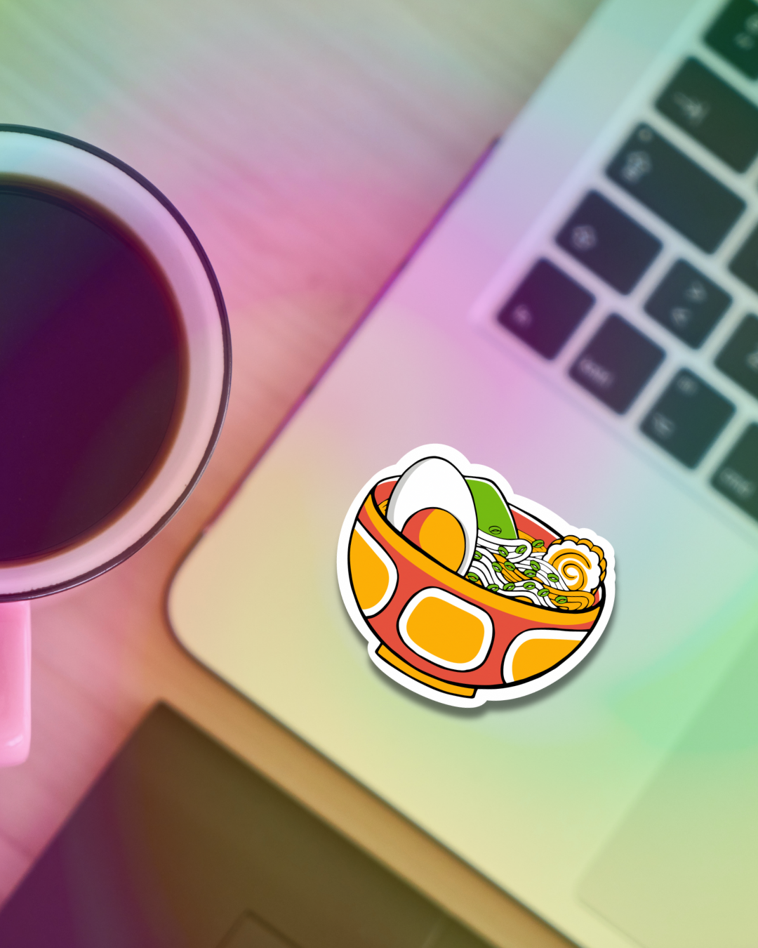 Vibrant Ramen Vinyl Sticker