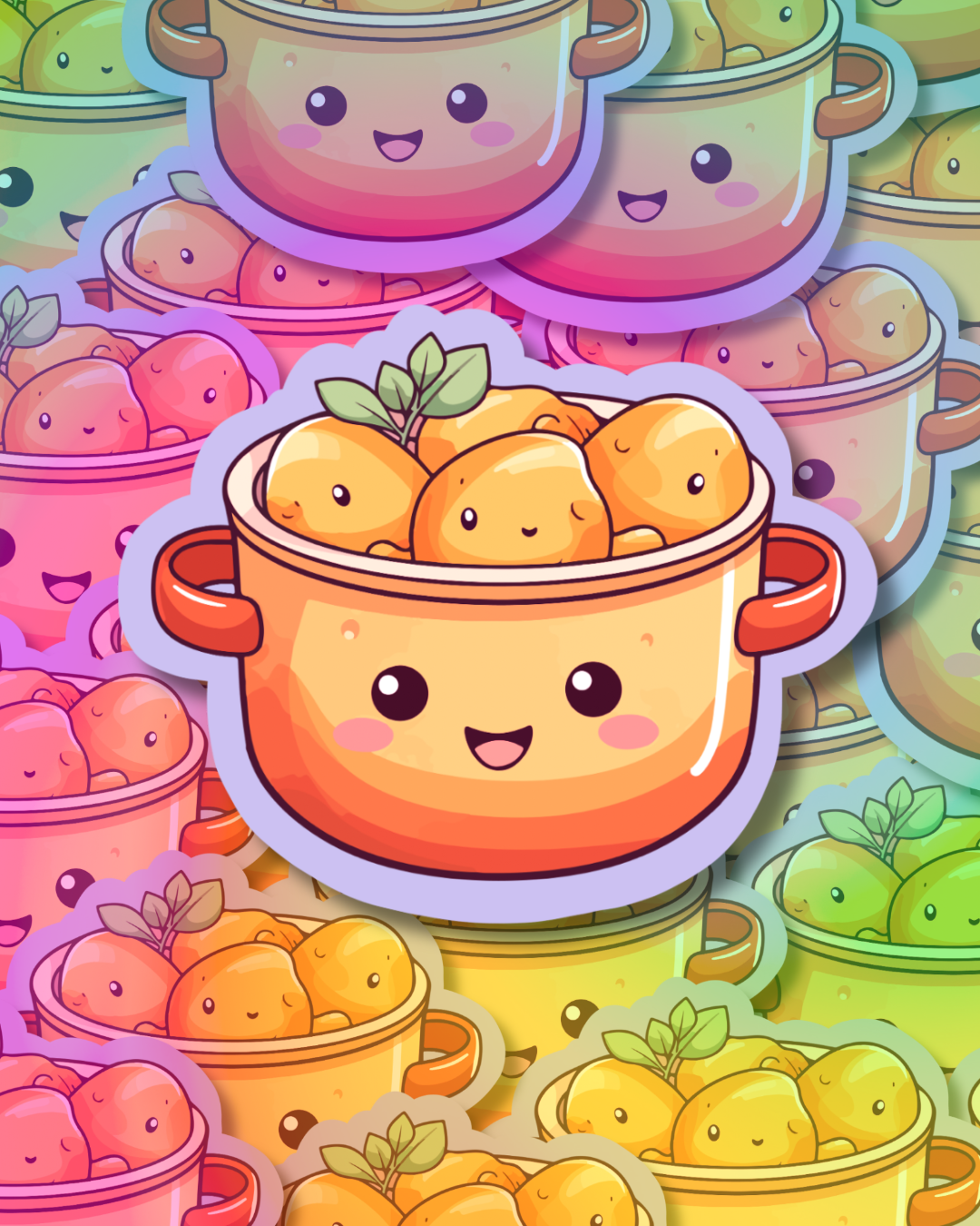 Warm Pot Vinyl Sticker