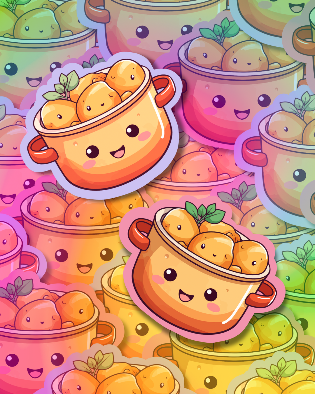 Warm Pot Vinyl Sticker