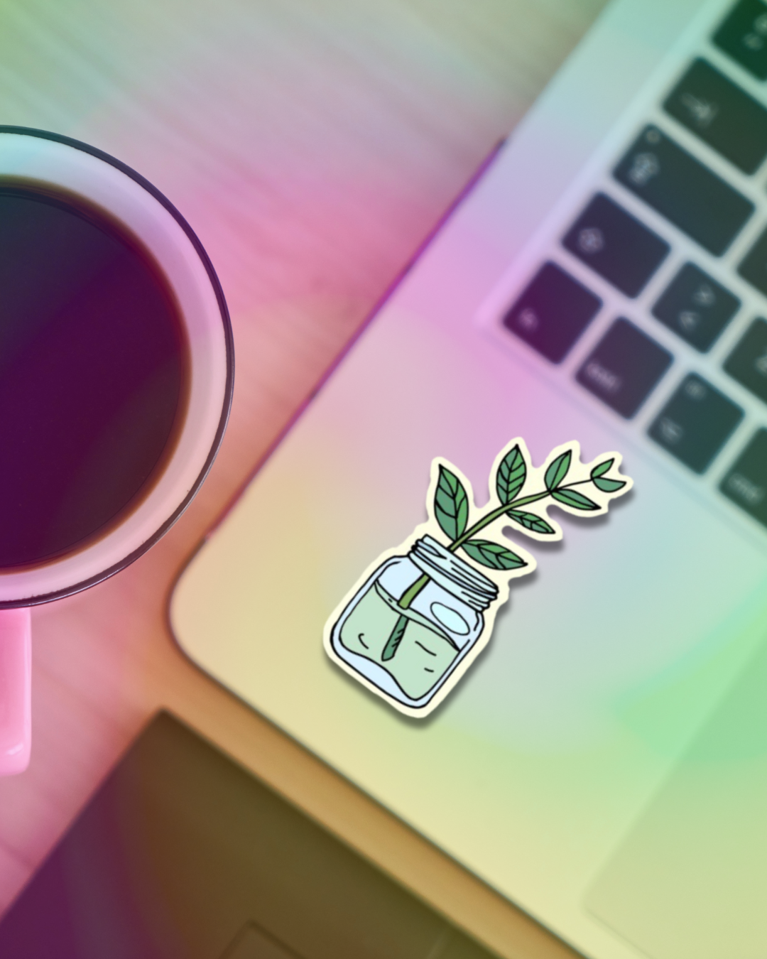 Water Plant Vinyl Sticker