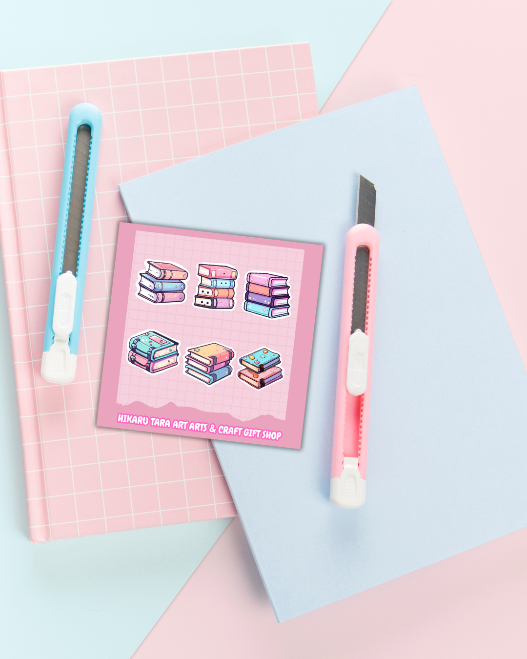 Whimsical Books Mini Sticker Sheet
