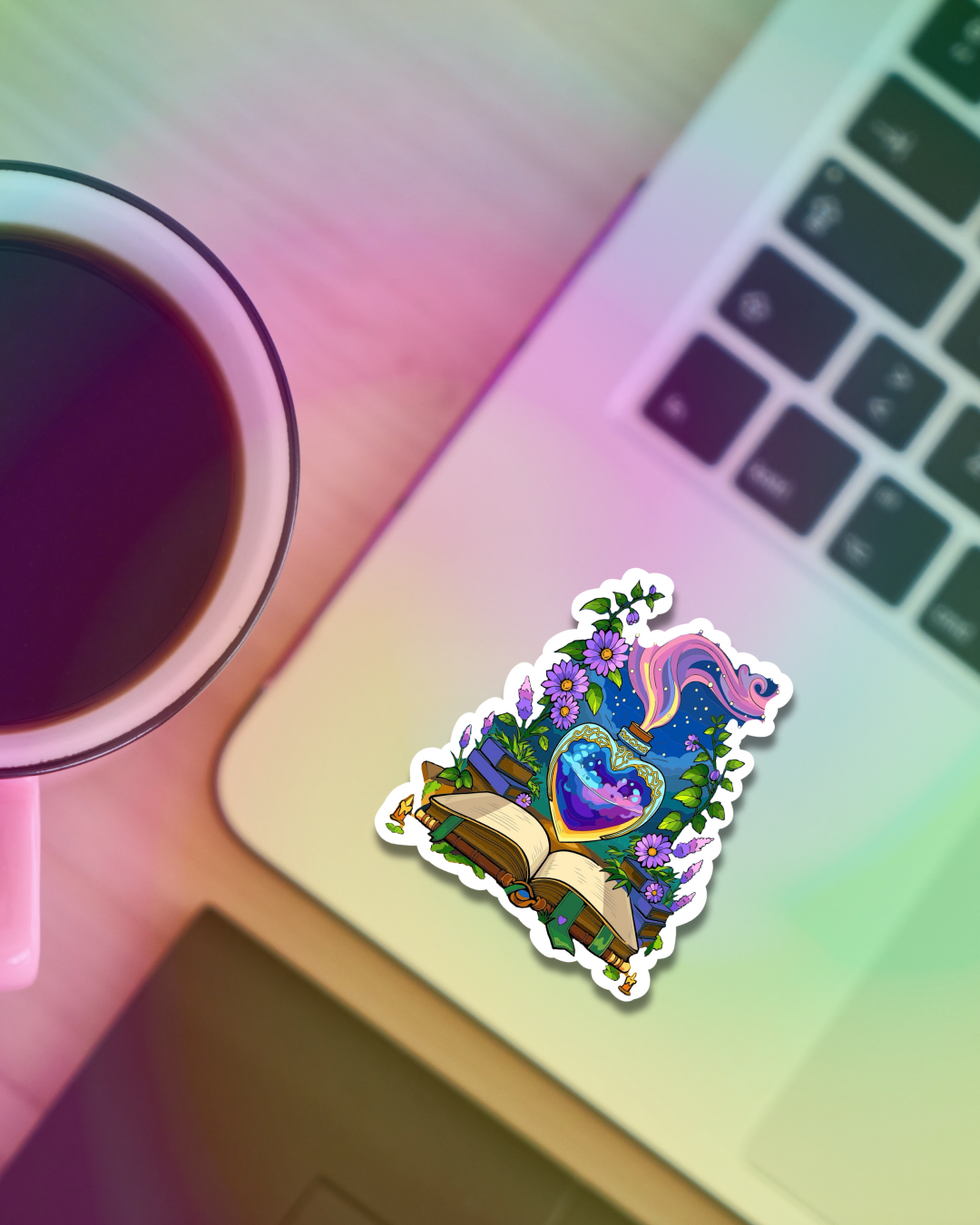 Whimsical Heart Vinyl Sticker