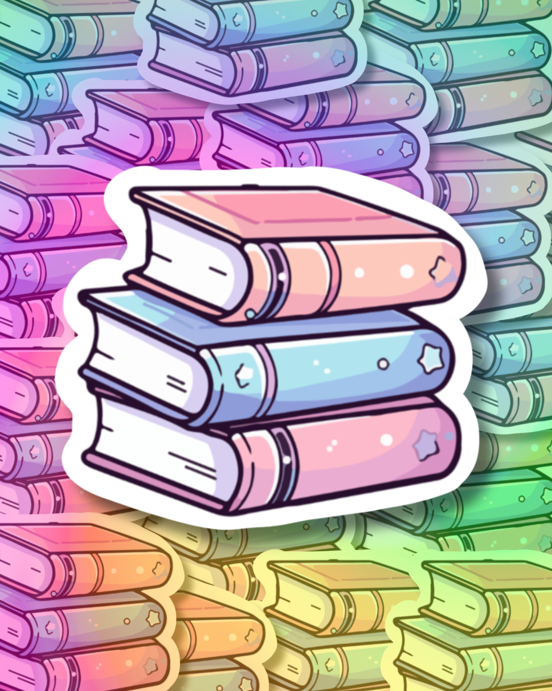 Whimsical Book Dream Vinyl Sticker