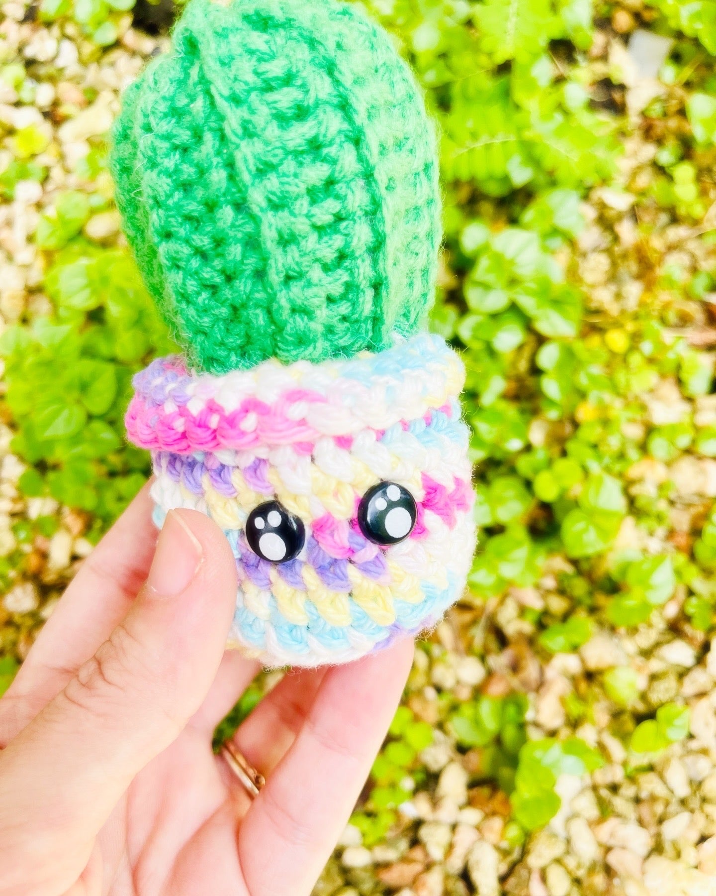 Cactus Pot Knitted Plushie Amigurumi image 2