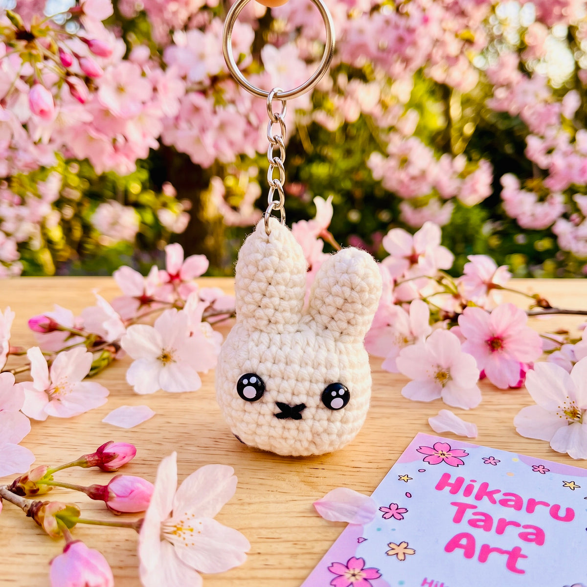 Kawaii Miffy Bunny Handmade Kawaii Crochet Amigurumi Plushie Keychain | Cute Bag Charm & Gift🐰