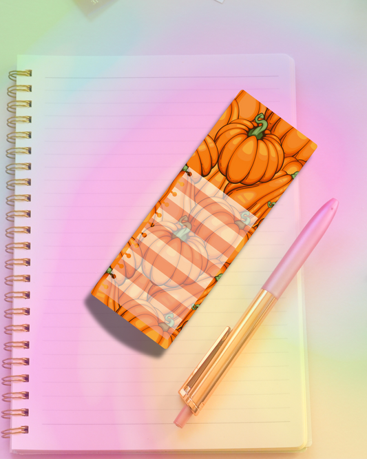 Pumpkin Bunch Notepad 2.5"x7" 45 Pages Aesthetic Cute Stationery Gift