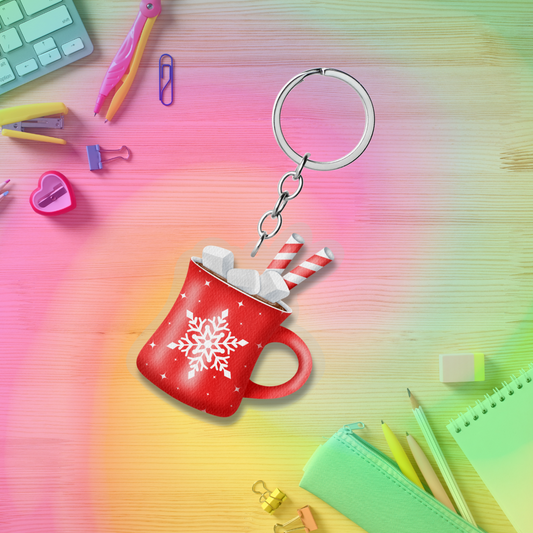 Festive Choco Acrylic Keychain