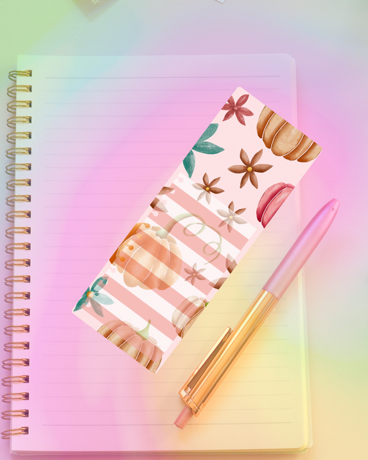 Pumpkin Bliss Notepad 2.5"x7" 45 Pages Aesthetic Cute Stationery Gift