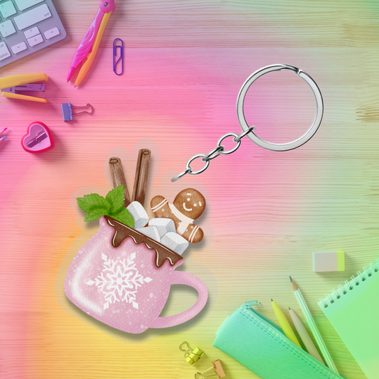 Cozy Choco Acrylic Keychain