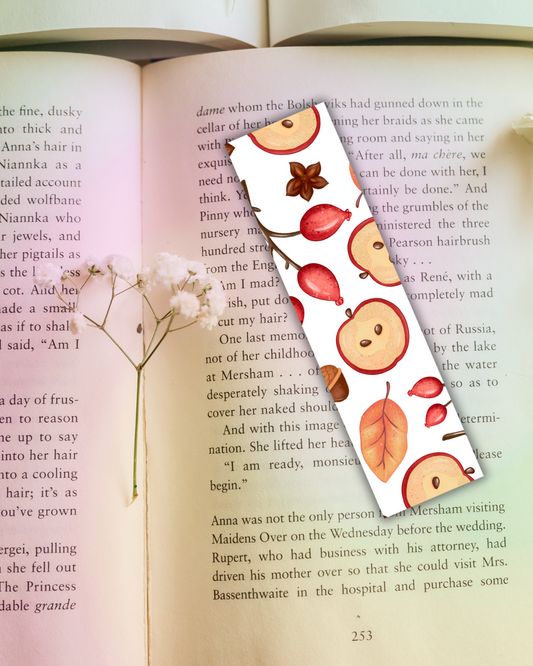 Cozy Fruits Bookmark Handmade Bookish Gift