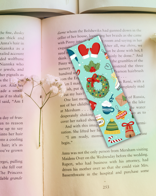 Holiday Dream Bookmark Handmade Bookish Gift