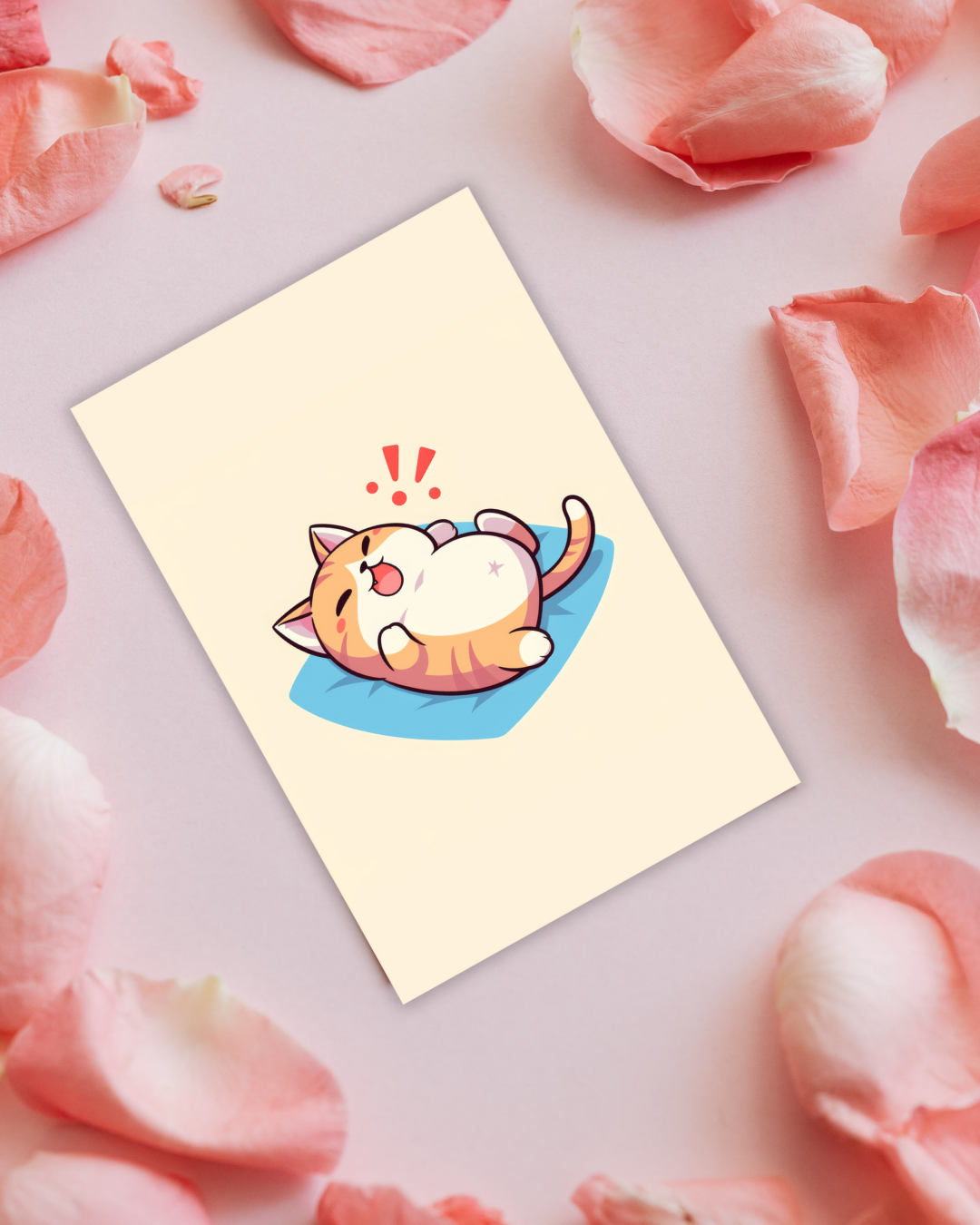 Grumpy Cat Postcard Aesthetic Gift