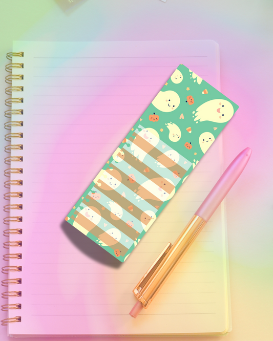 Ghosty Notepad 2.5"x7" 45 Pages Aesthetic Cute Stationery Gift