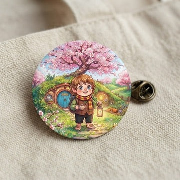 Hobbit Home Button Pin