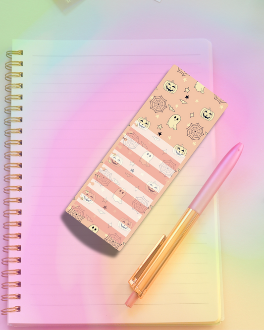 Spooky Autumn Notepad 2.5"x7" 45 Pages Aesthetic Cute Stationery Gift