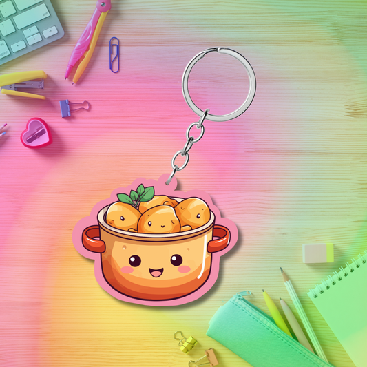 Warm Pot Acrylic Keychain