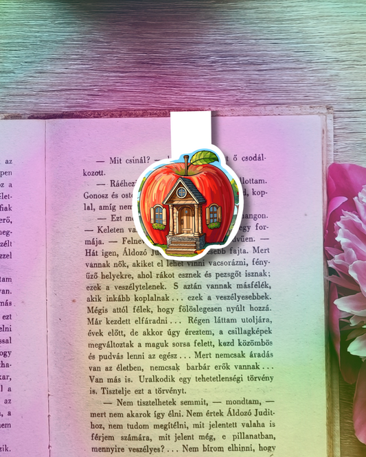 Apple Home Magnetic Bookmark Handmade Bookish Gift