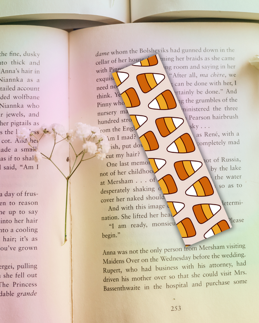 Candy Corn Bliss Bookmark Handmade Bookish Gift