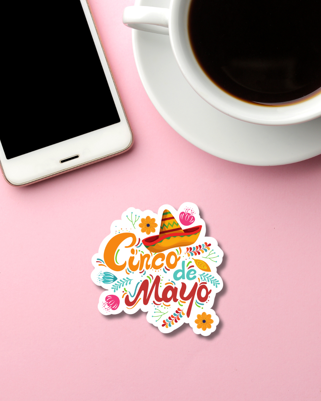 5 de Mayo Blast Mini Vinyl Sticker