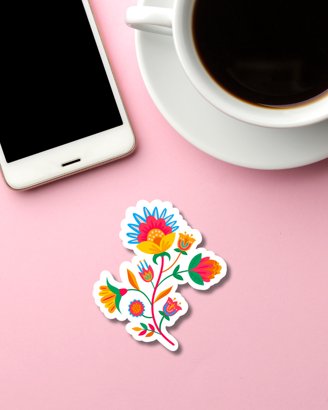 5 de Mayo Bouquet Mini Vinyl Sticker