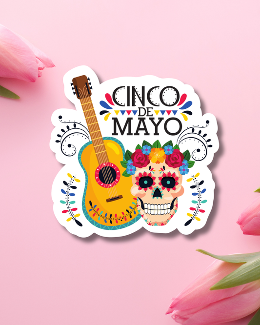 5 de Mayo Music Vinyl Sticker