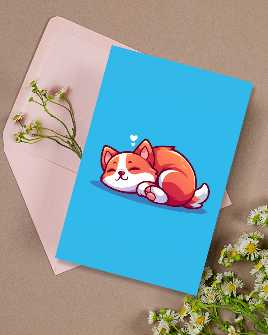 Sleepy Shiva Greeting Card Aesthetic Gift