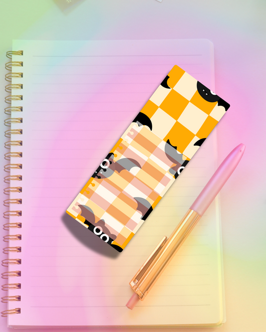 Spooky Bat Notepad 2.5"x7" 45 Pages Aesthetic Cute Stationery Gift