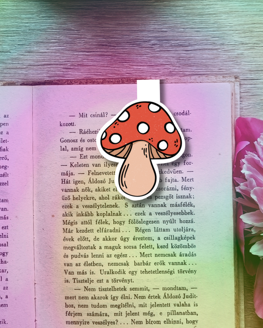 Classic Shroom Magnetic Bookmark Handmade Bookish Gift