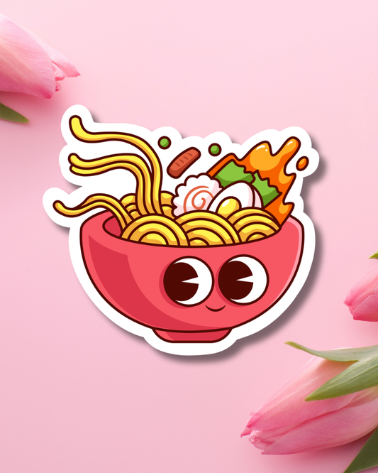 Alert Ramen Vinyl Sticker