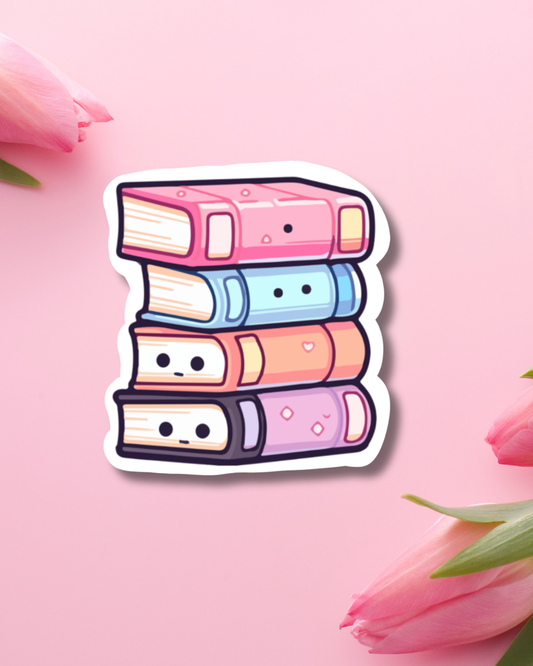 Amused Books Vinyl Sticker