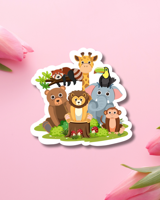 Animal Kingdom Vinyl Sticker