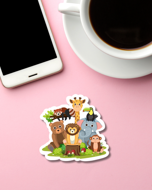 Animal Kingdom Mini Vinyl Sticker