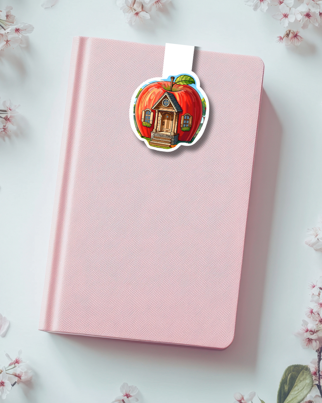Apple Home Magnetic Bookmark Handmade Bookish Gift