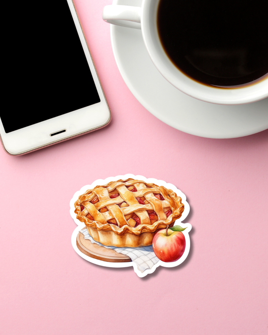 Apple Pie Mini Vinyl Sticker