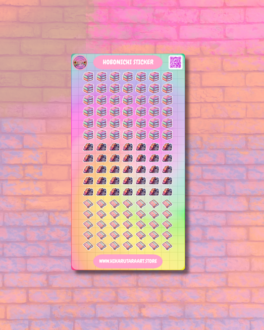 Hobonichi Cousin April Working Tab Sticker Sheet