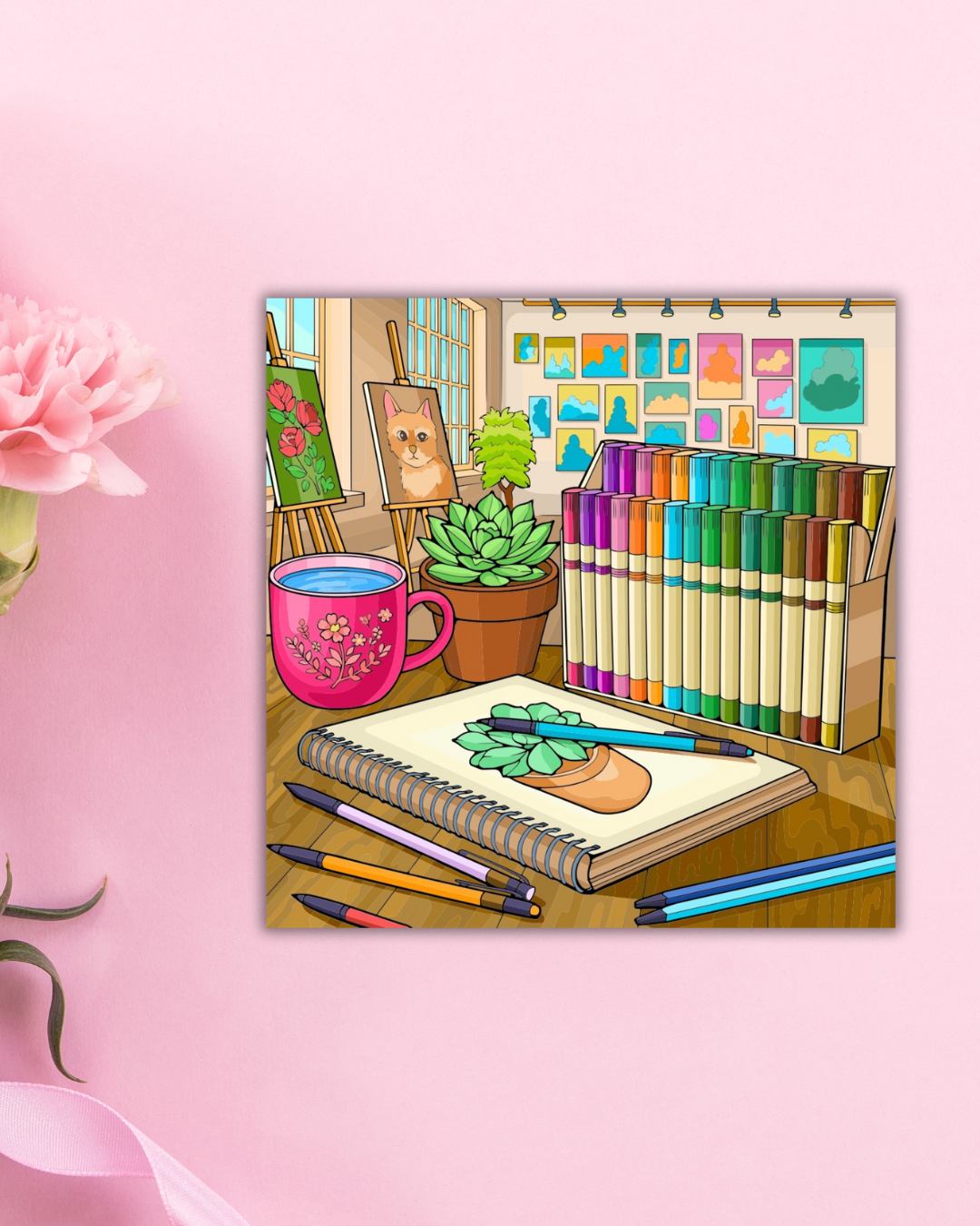 Artist Meadow Art Print Aesthetic Gift Decor